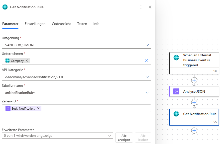 Flow Regel abrufen Flow Get Rule
